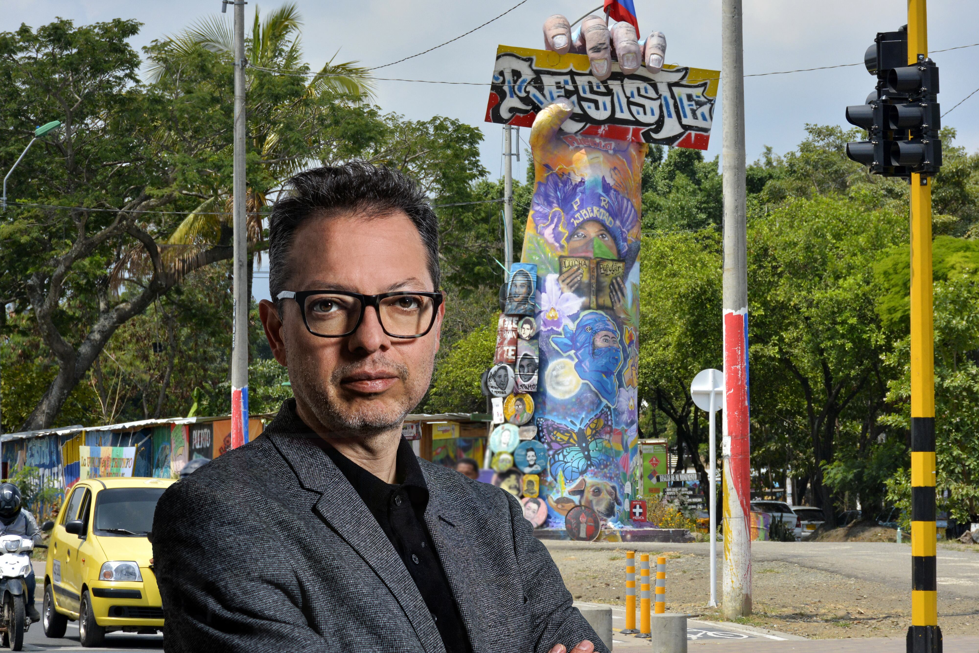 Monumento a la resistencia Cali, Ministro de Cultura Juan David Correa