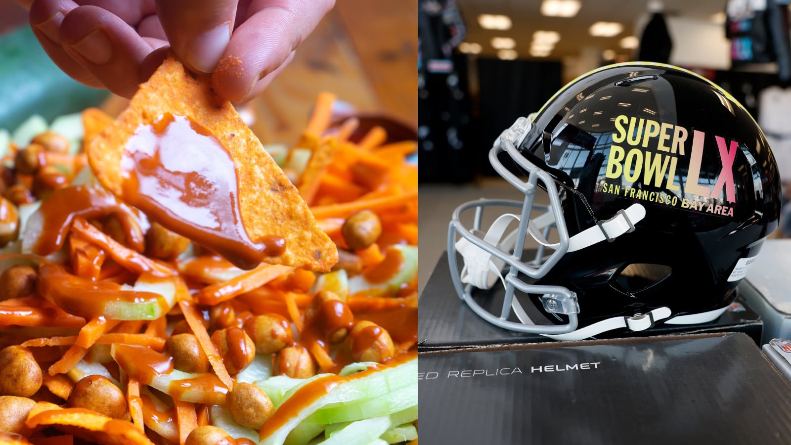 Los aperitivos más buscados durante el Super Bowl reflejan la diversidad gastronómica de Estados Unidos