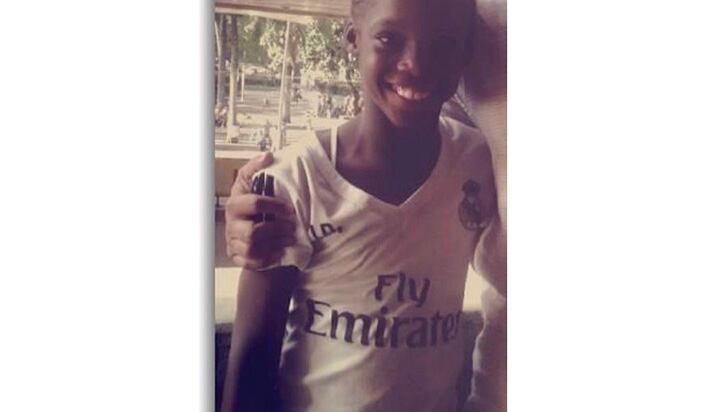 Así se veía la delantera del Real Madrid en su infancia. Foto: Instagram @linda_caicedo11