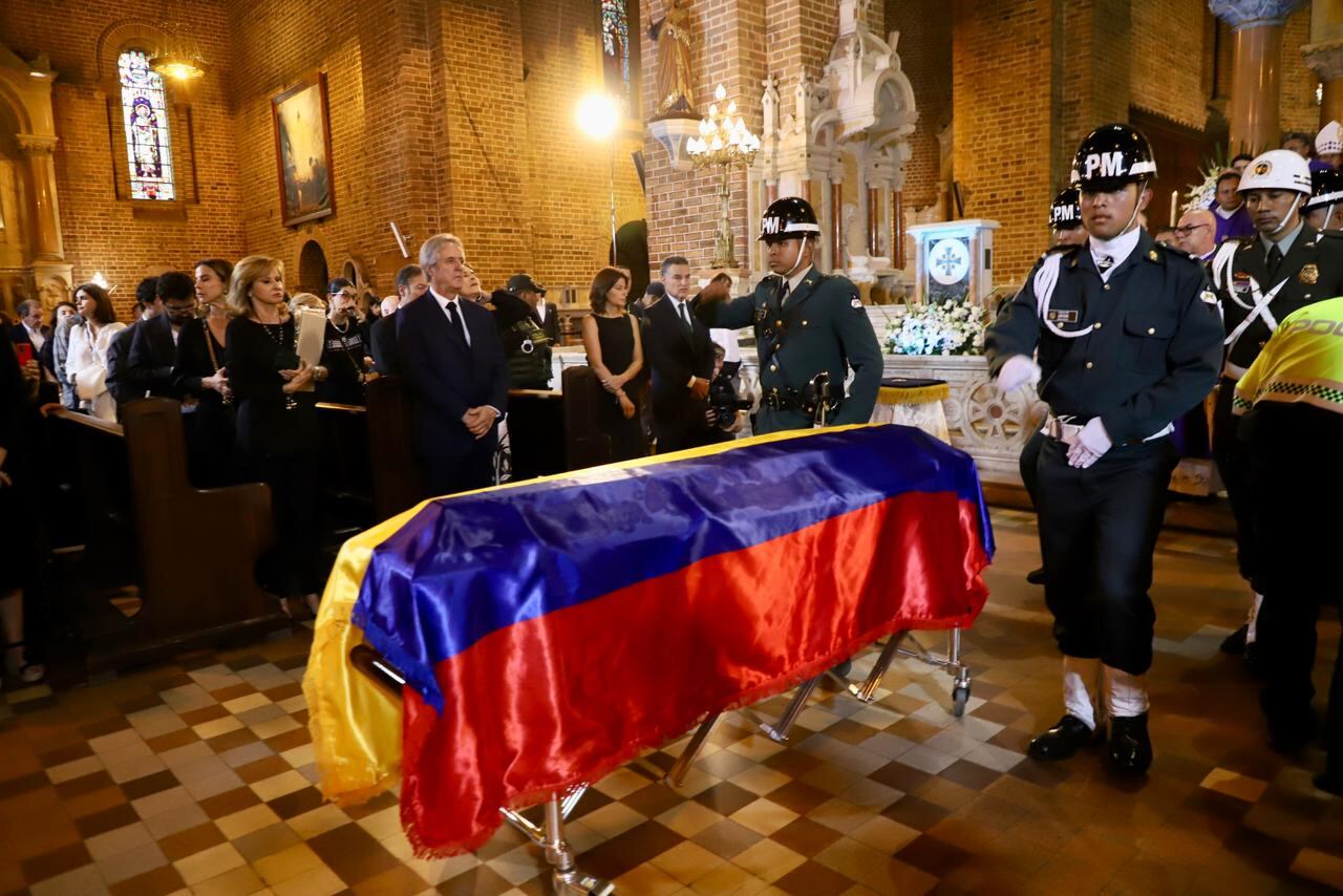 Exequias de Fernando Botero en Medellín.
