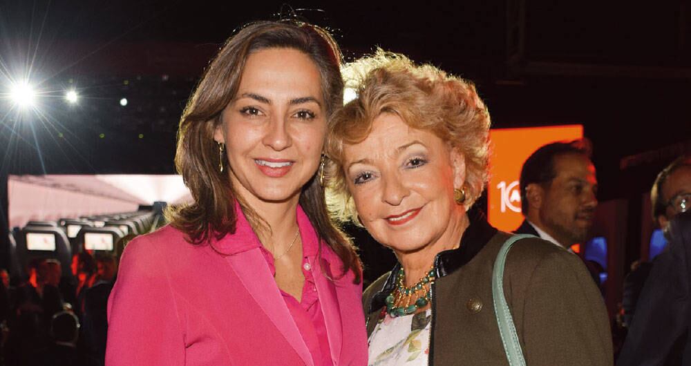 Carolina Durán y María Eugenia Rey.