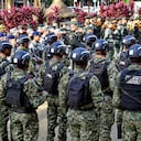 La Alcaldía de Cali, en cabeza de Alejandro Eder, aseguró que serán 4 mil policías y 1.600 militares nuevos los que llegarán para reforzar la seguridad de la ciudad y del departamento del Valle, en vista de la COP16, el evento de talla internacional que se realizará a finales de octubre. Fotos Raúl Palacios/ El Pais.