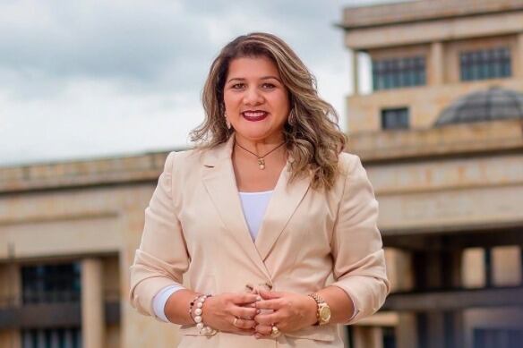 Lorena Ríos Cuéllar, candidata al Senado por el partido Colombia Justa Libres.