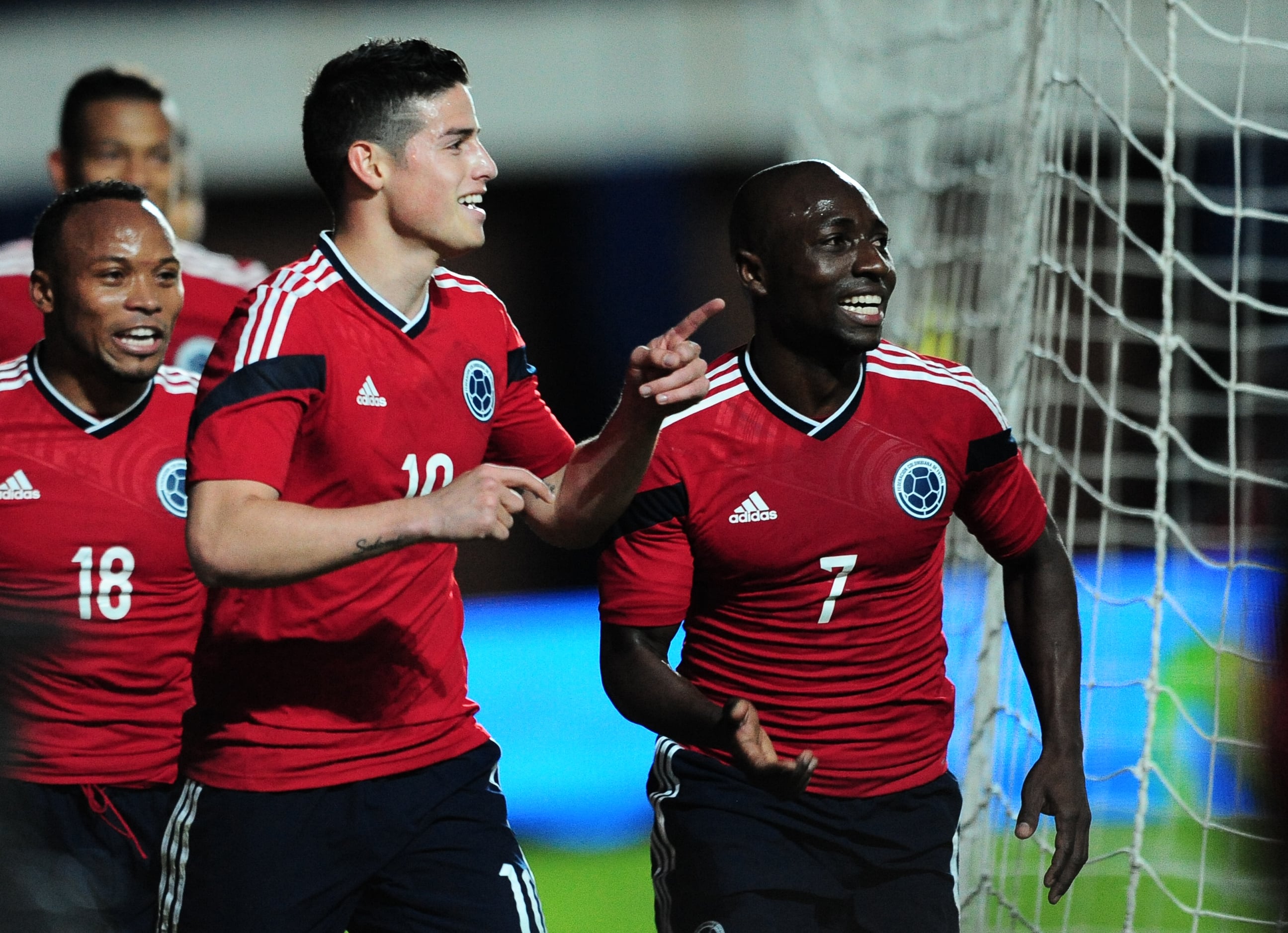 Partido entre Colombia y Jordania en 2014