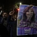 Concentración a favor de Cristina Fernández de Kirchner en Buenos Aires.