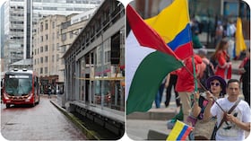 marchas en Bogotá