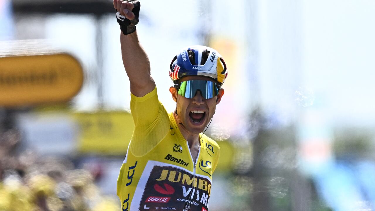 Wout van Aert, ganador de la etapa 4 en el Tour de Francia 2022