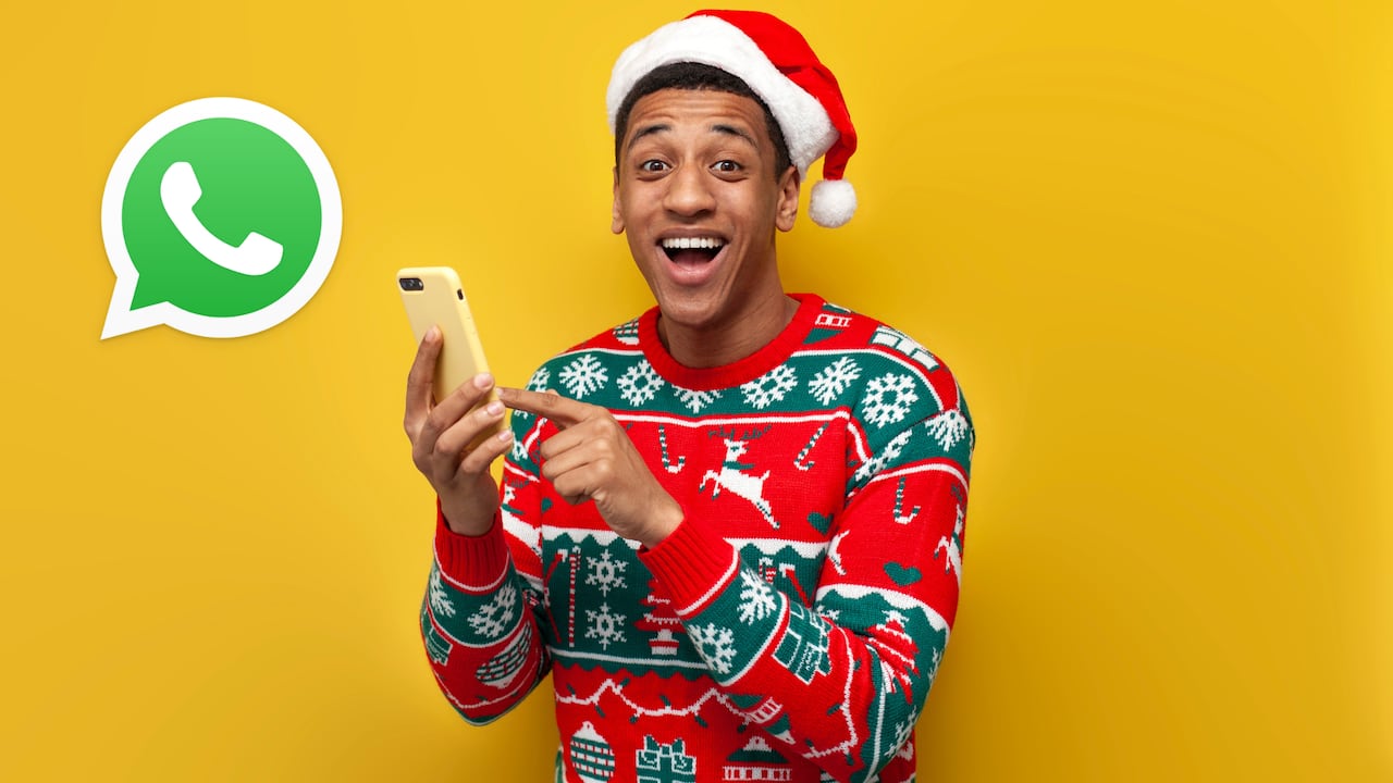 Usar imágenes, fondos o frases relacionadas con el fin de año en WhatsApp ayuda a compartir esta energía positiva.