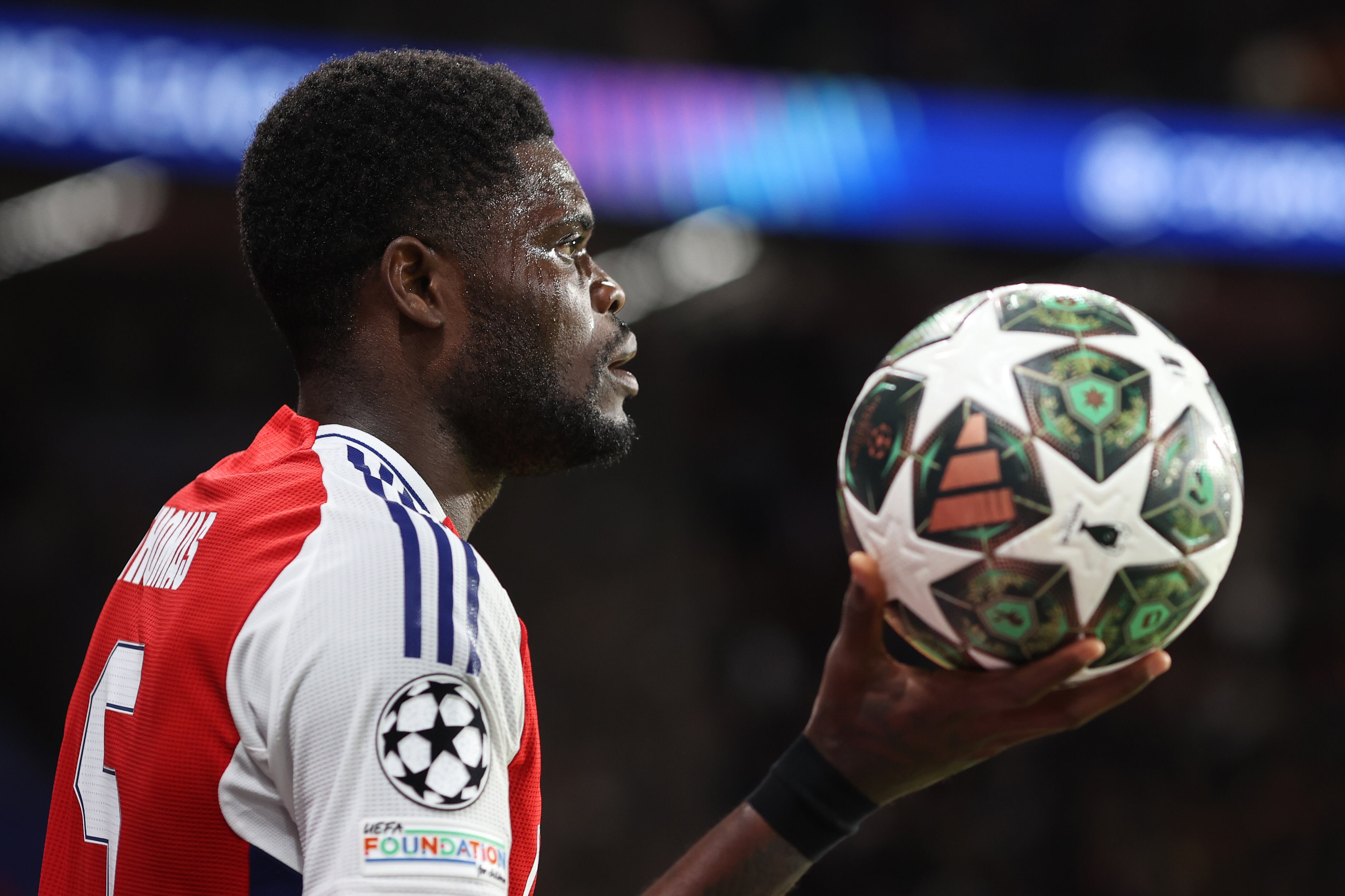 Thomas Partey, jugador del Arsenal inglés.