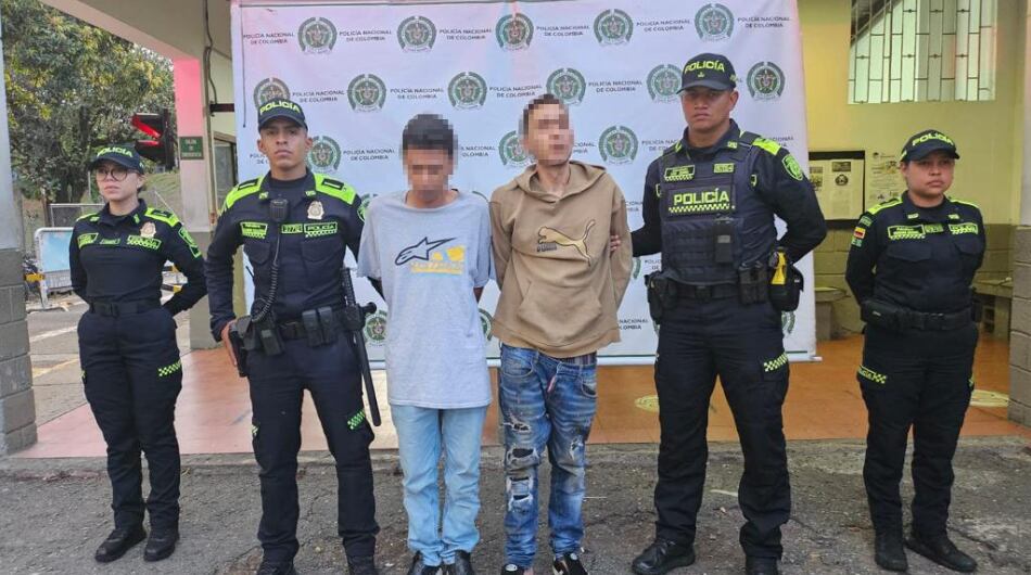 Capturados tras secuestro en las calles de la ciudad de Medellín.