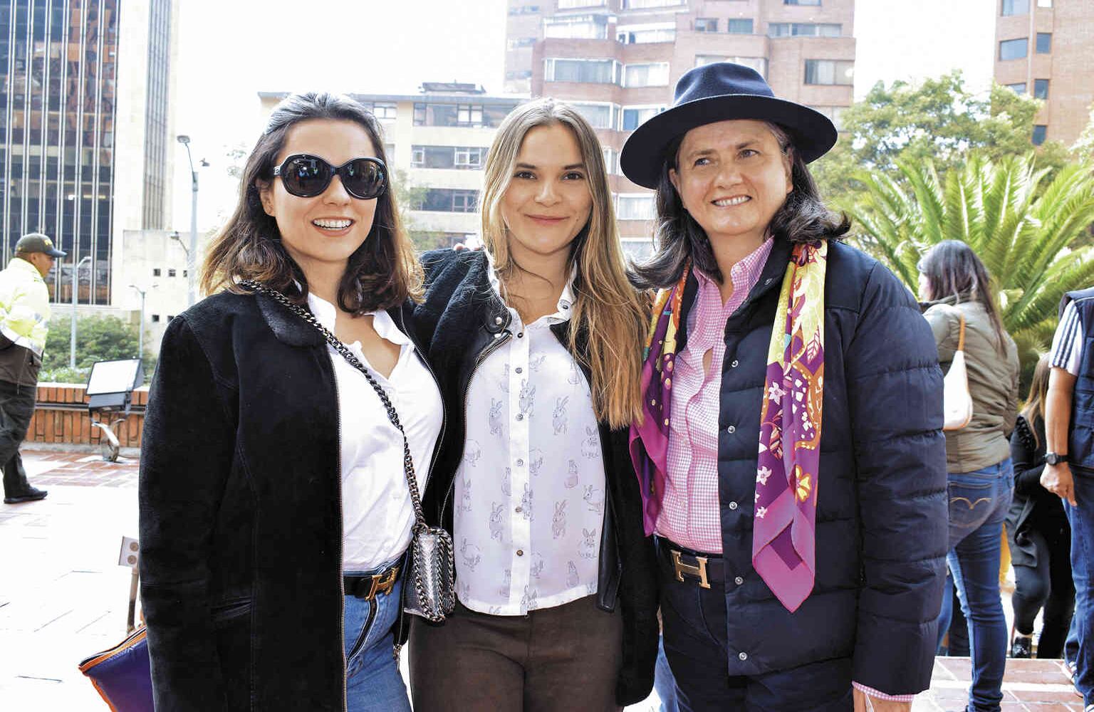 Cristina Rodríguez, María Alejandra Rueda y Jimena Tapias.