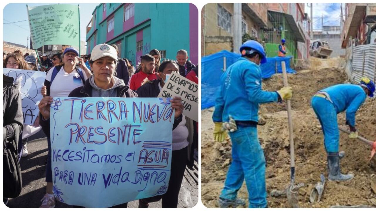 La Empresa de Acueducto y Alcantarillado de Bogotá aseguró que las conexiones ilegales en asentamientos no legalizados están afectando la prestación del servicio. Imagen de referencia.