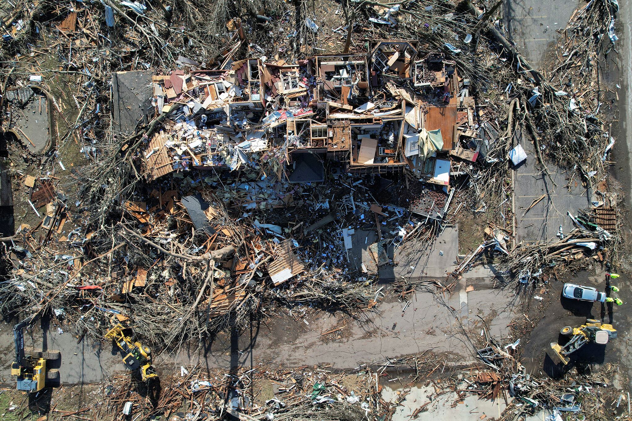 Devastador tornados.