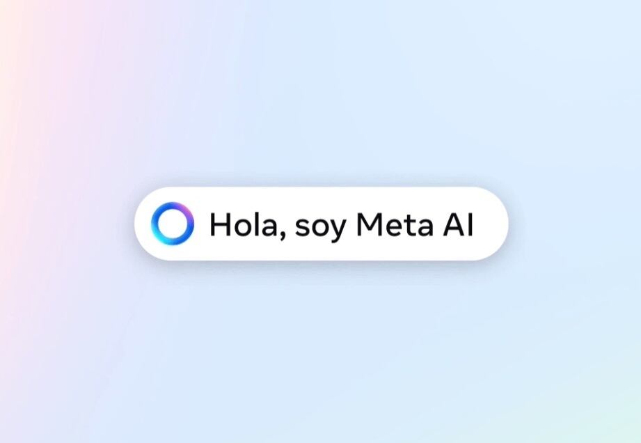 El asistente Meta AI se presenta en español.