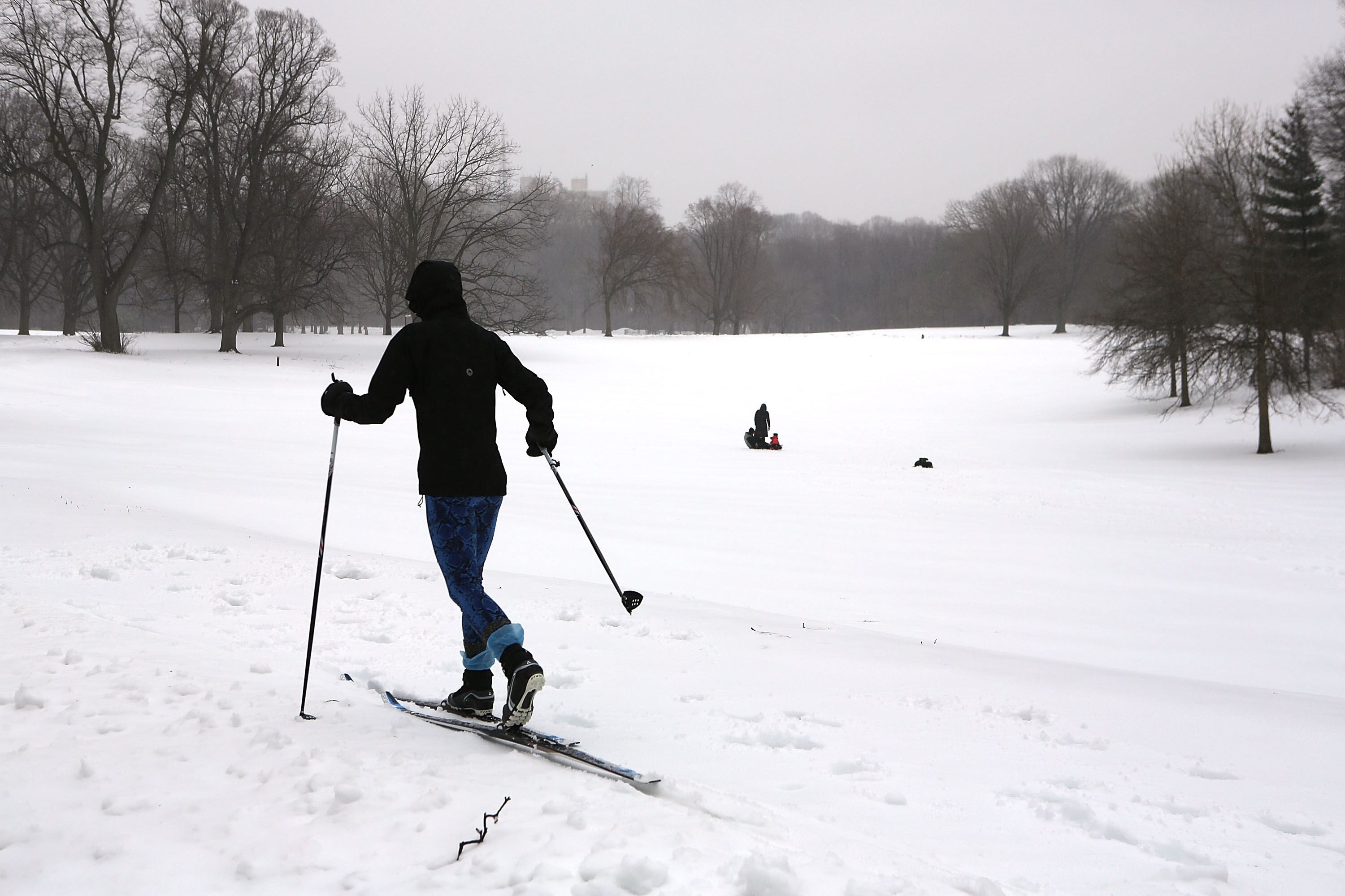 La tormenta Stella cubrió de nieve a Nueva York, en Estados Unidos.