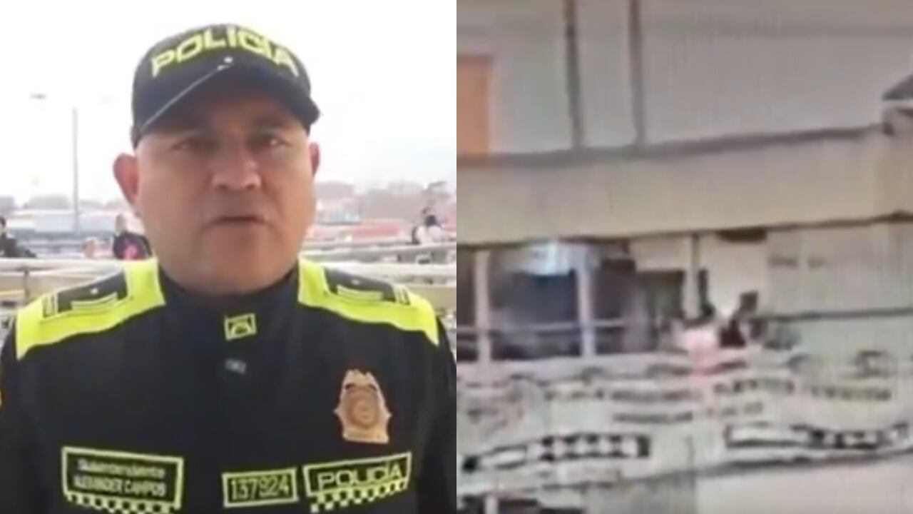 El policía Alexander Campos.