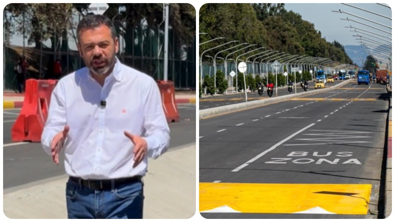El alcalde Carlos Fernando Galán presentó la nueva infraestructura vial construida en la carrera 114 con calle 63.