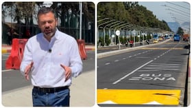 El alcalde Carlos Fernando Galán presentó la nueva infraestructura vial construida en la carrera 114 con calle 63.