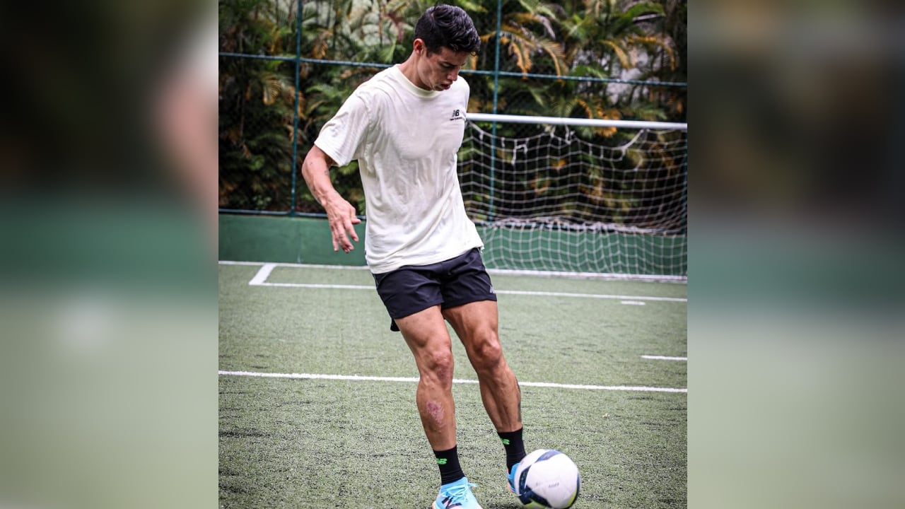 La propiedad cuenta con una cancha sintética.