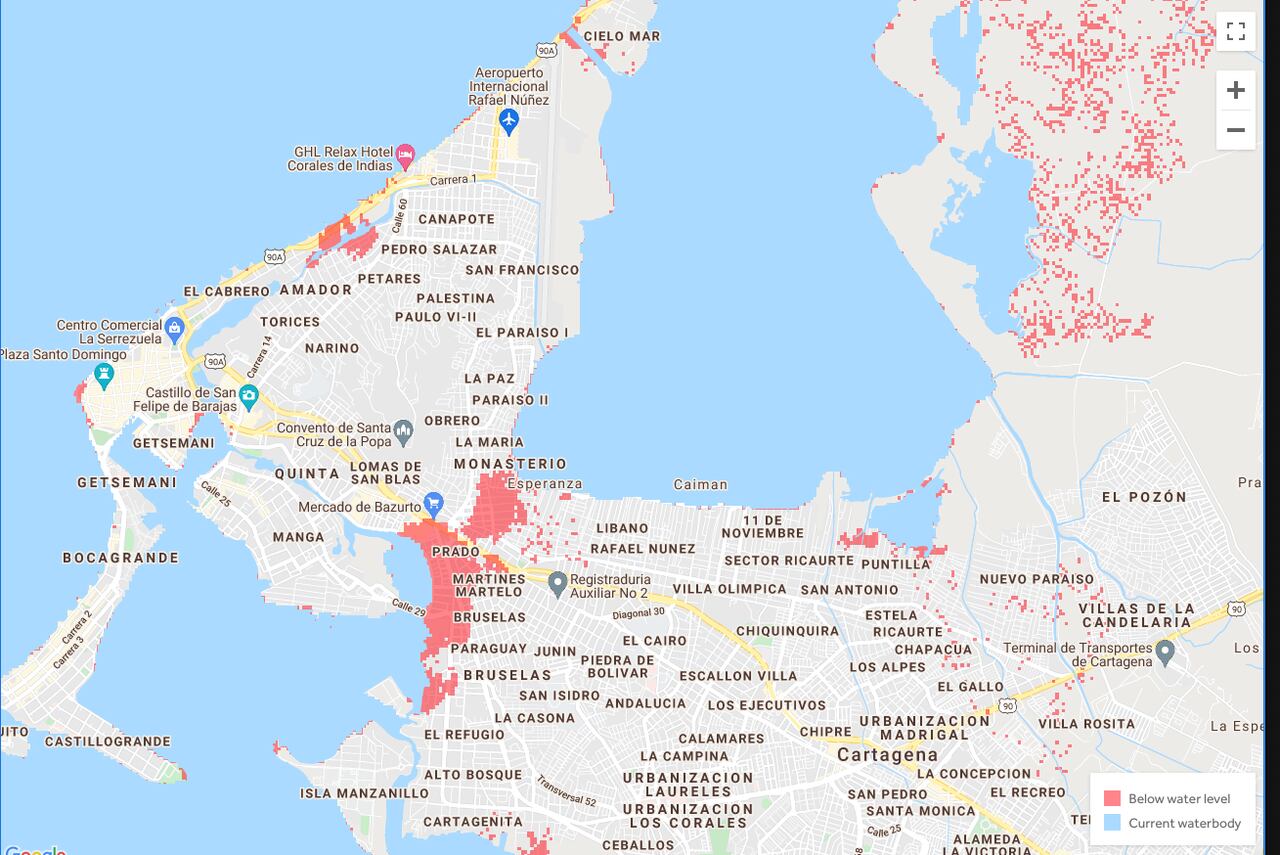 Mapa Cartagena