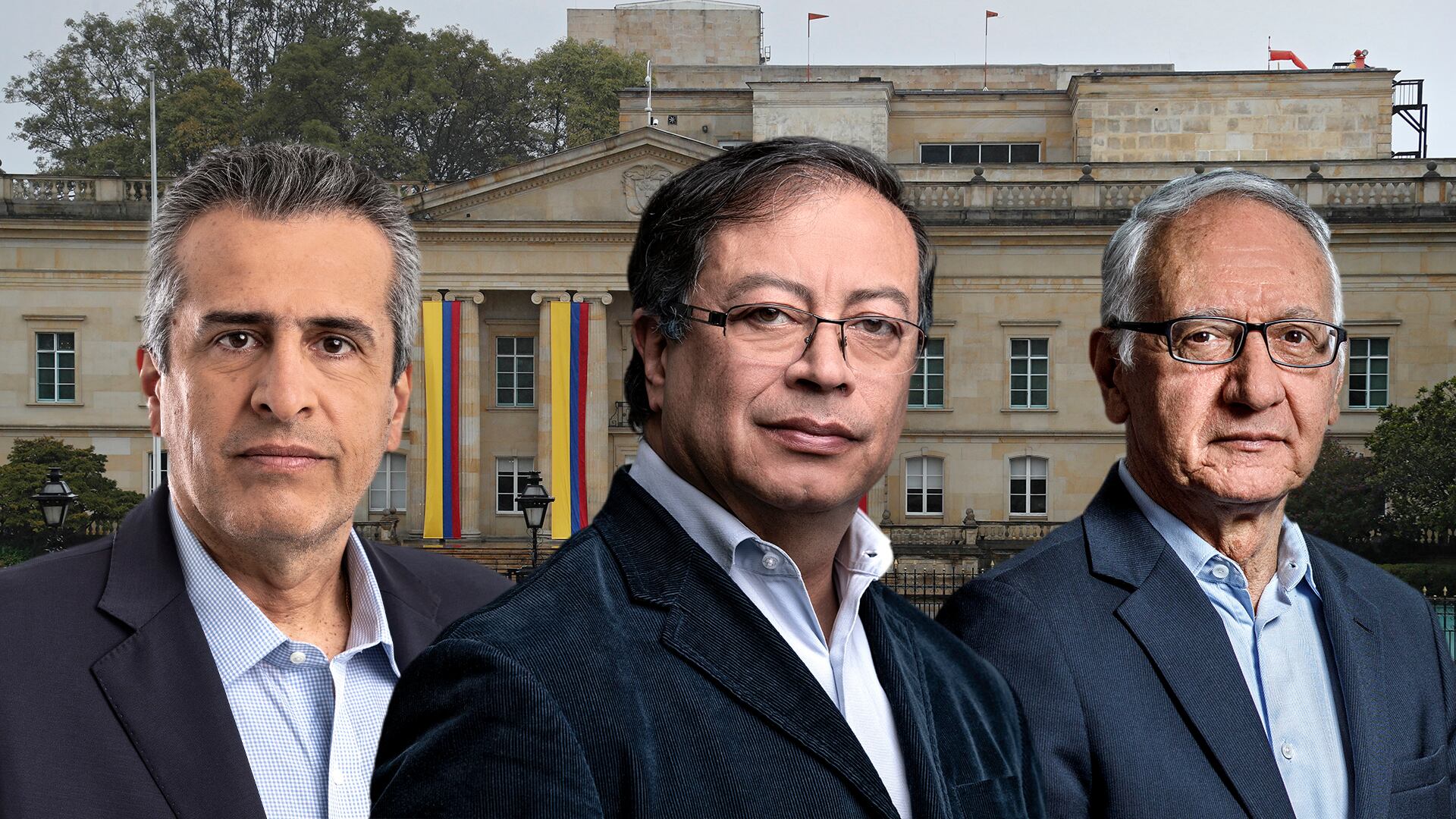 Gustavo Petro, Luis Fernando Velasco., Guillermo Alfonso Jaramillo