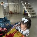 Adhara, hija de Andrea Valdiri, recibió un regalo por parte de su ex Felipe Saruma.