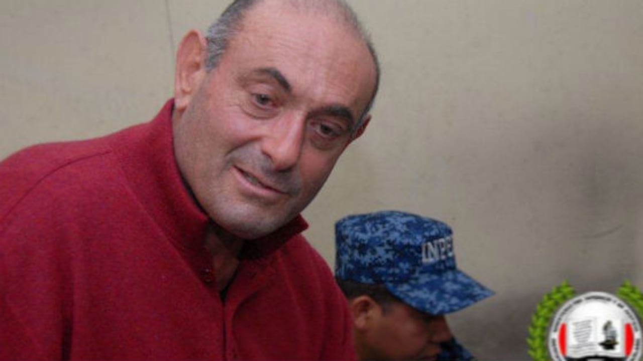 Giorgio Sale, momentos en que fue trasladado a la cárcel La Modelo.