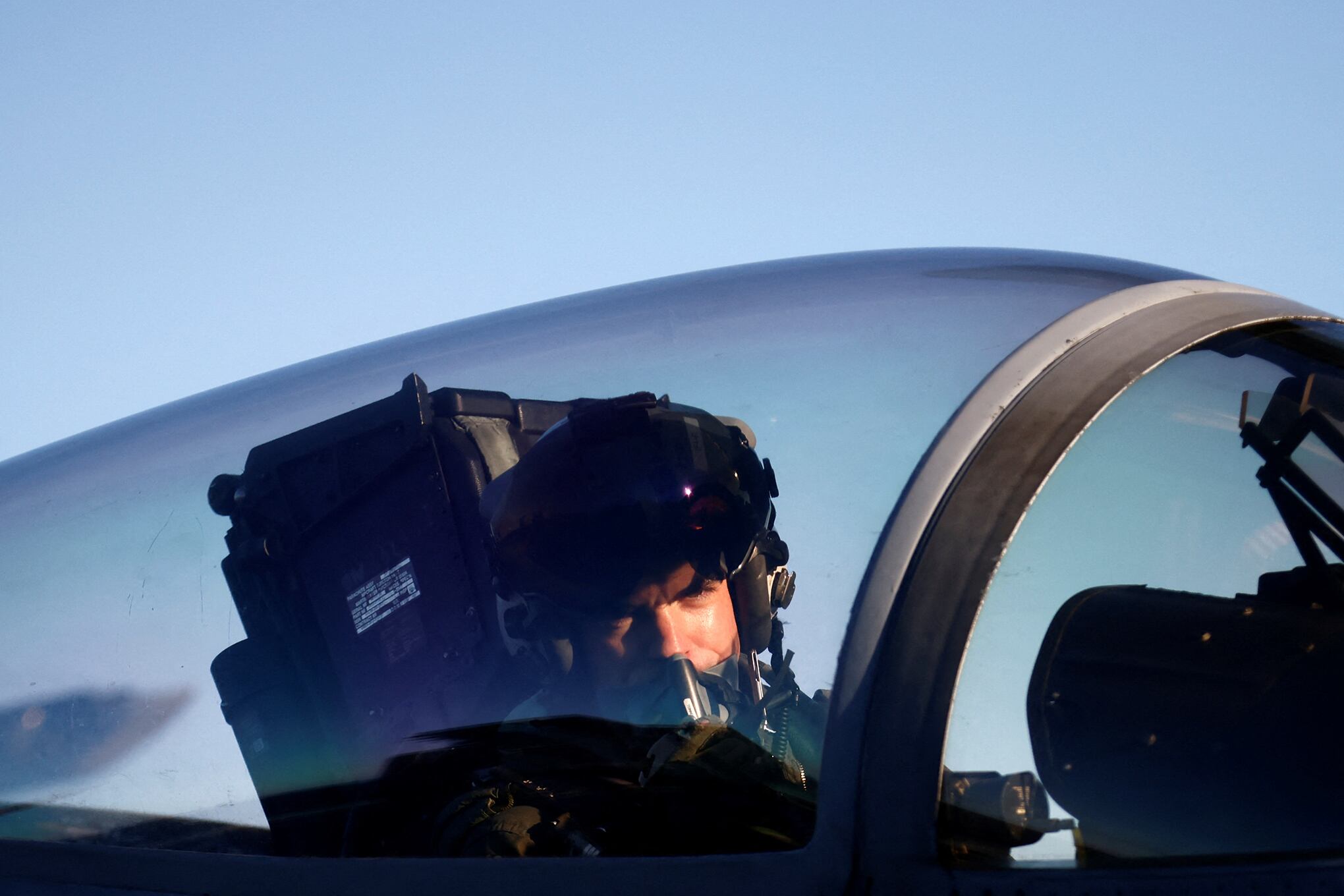 A bordo portaaviones USS Harry Truman