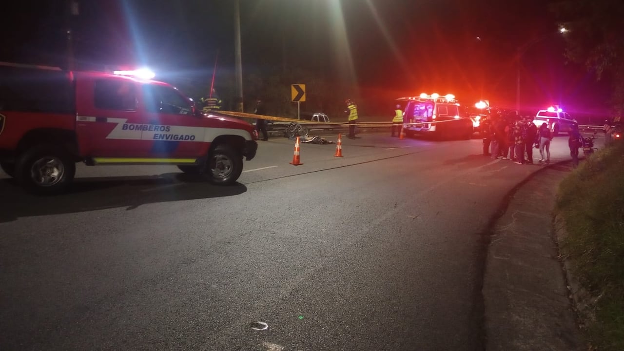 Dos jóvenes perdieron la vida en medio de un accidente en Antioquia.