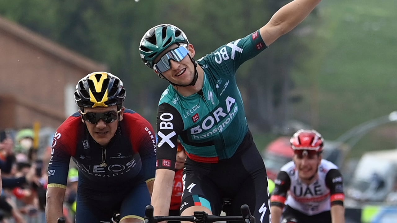 Jai Hindley, ciclista australiano del equipo Bora