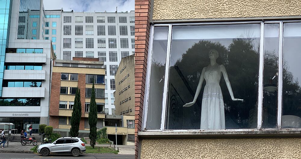 La diseñadora de modas Ángela Hernández aún frecuenta el derruido edificio de la av.100 pues es propietaria de uno de los apartamentos. Incluso exhibe sus creaciones en la ventana que da a la calle.
