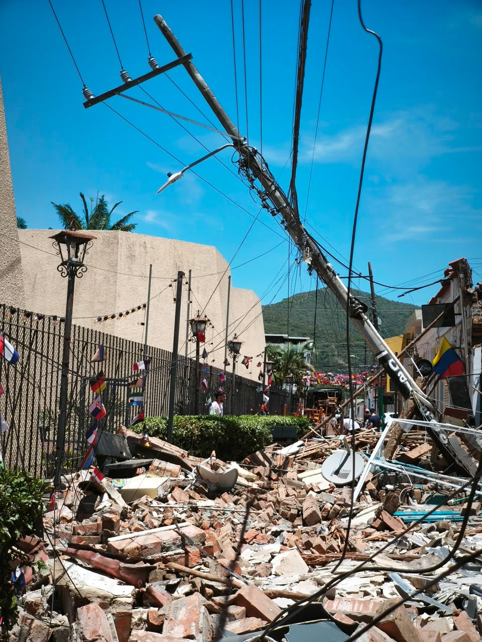 Imágenes de los estragos que dejó el terremoto del pasado 10 de agosto de 2026, en Roldanillo, Valle del Cauca.
