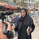 Reportera Clarissa Ward se enfrenta a los talibanes.