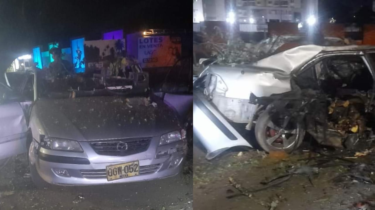 Carro bomba detonado en Jamundí.