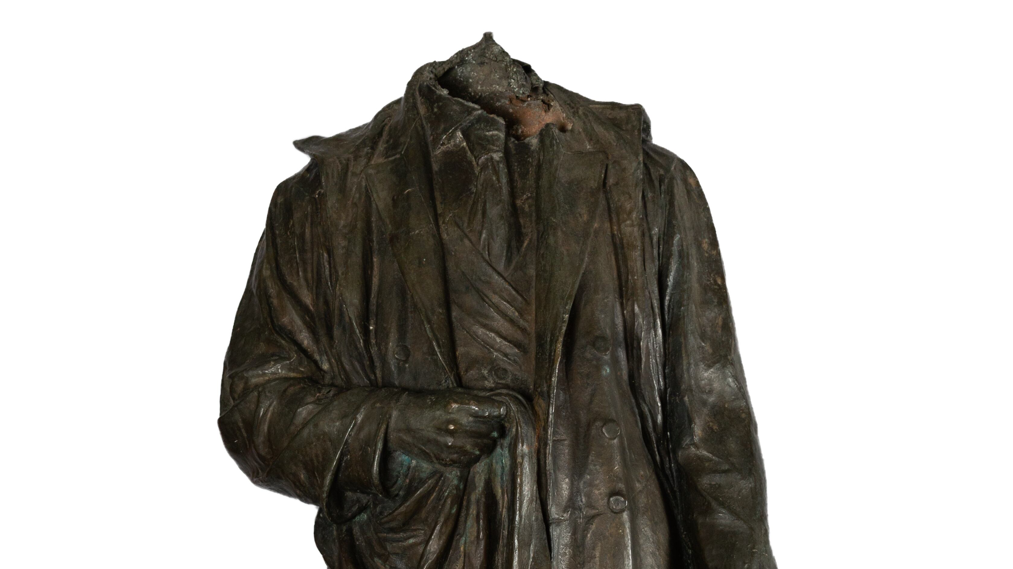 Ugo Luisi (1877 - 1943) / Giovanni Vignali – Atribuido. José Ignacio de Márquez, 6.8.1922. Fundición (Bronce). 168 x 68 x 58 cm. Colección Museo Nacional de Colombia, reg. 3858. Fotografía: © Museo Nacional de Colombia / Cristian Camilo Mosquera Mora