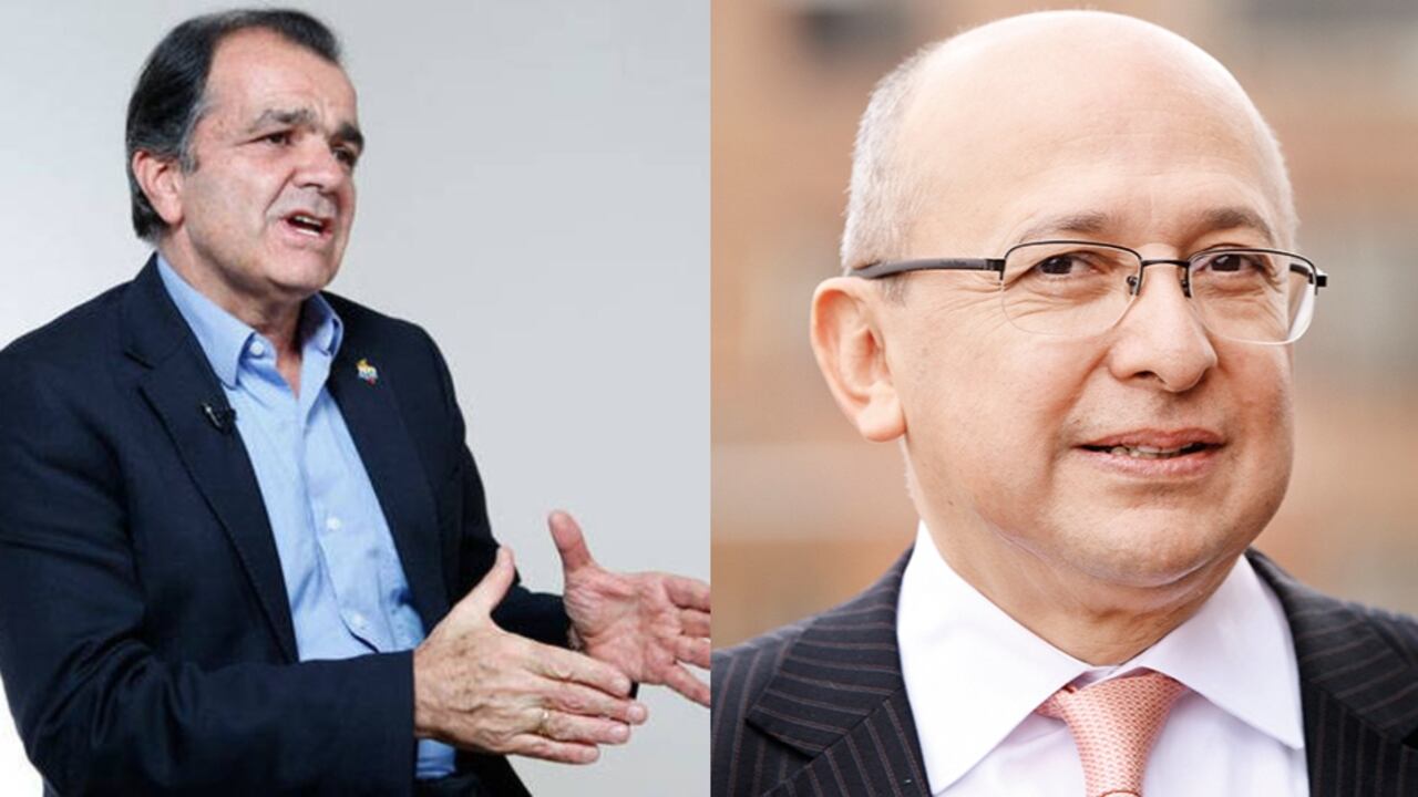 Óscar Iván Zuluaga y Eduardo Montealegre