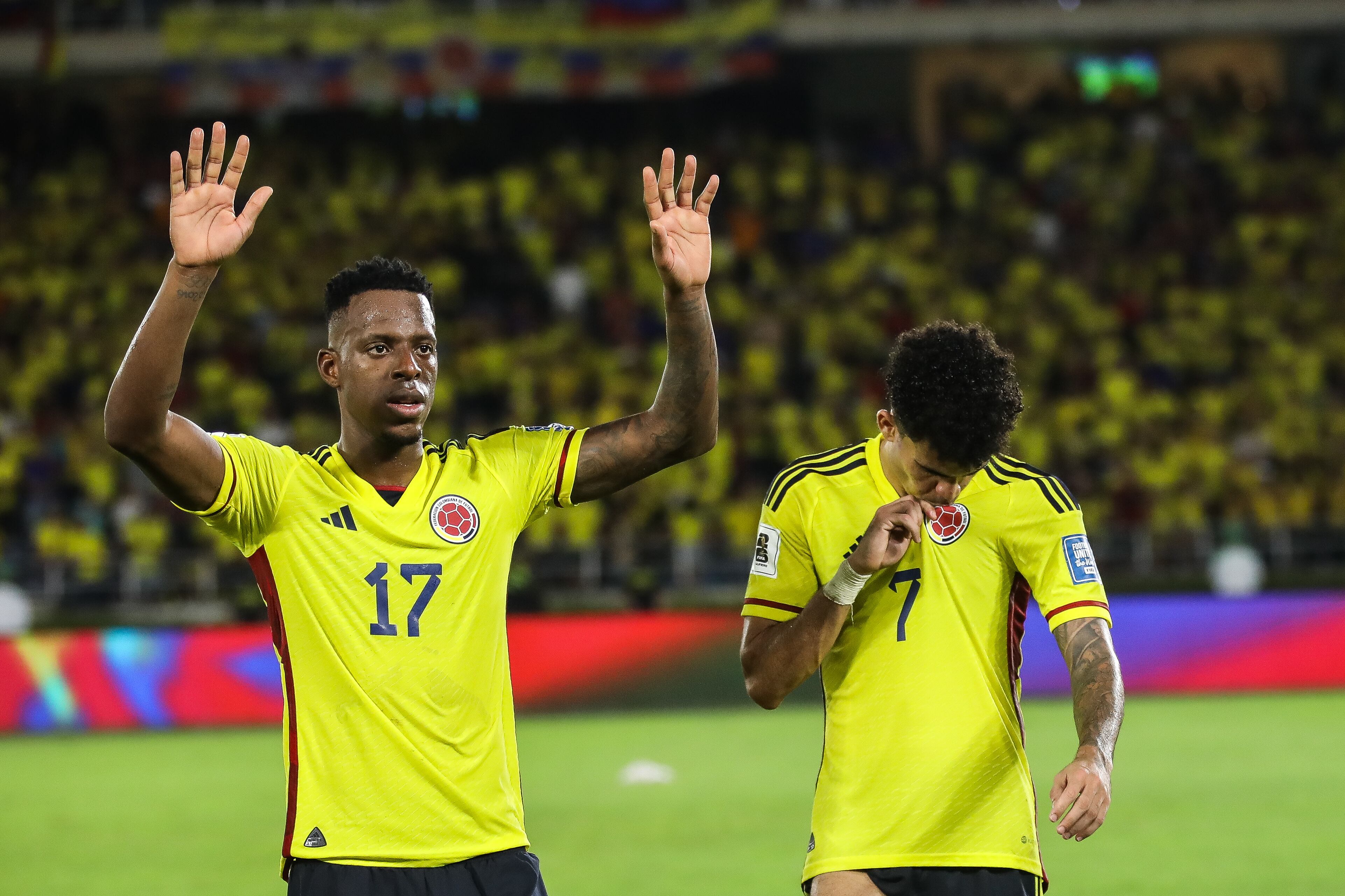 Partido Colombia vs Brasil en el estadio metropolitano de Barranquilla
