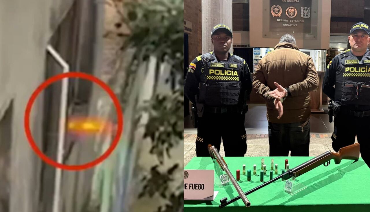 El hombre fue capturado por el delito de fabricación, tráfico, porte o tenencia de armas de fuego, accesorios, partes o municiones.