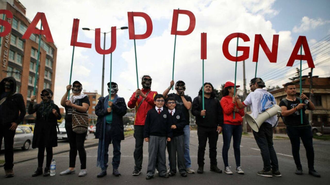 Los maestros se han quejado repetidamente en las últimas marchas por las deficiencias en el servicio de salud y en el pago de prestaciones sociales que administra el Fomag.