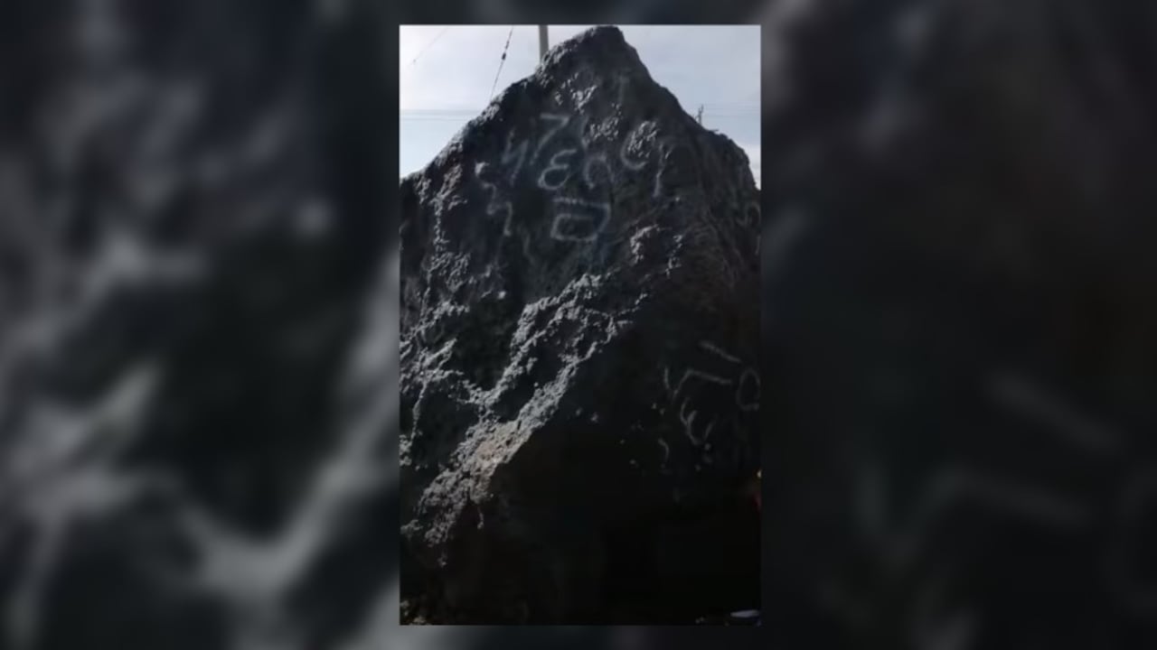 El “meteorito en Barranquilla” que en realidad es la primera piedra símbolo de una construcción que se hará