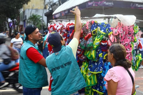 Controles de espacio público en Bucaramanga.