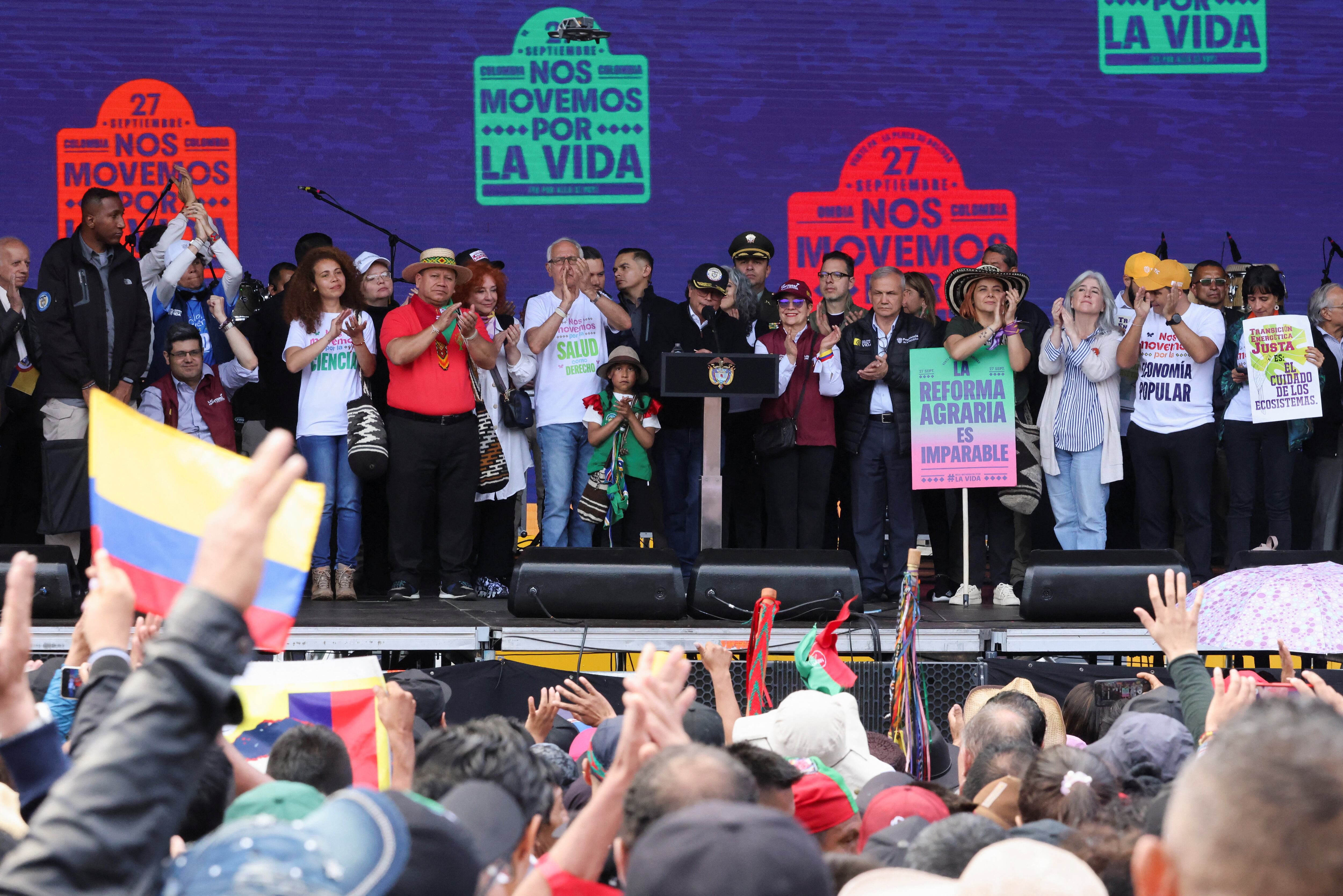 Gustavo Petro - Marcha Plaza Bolivar
