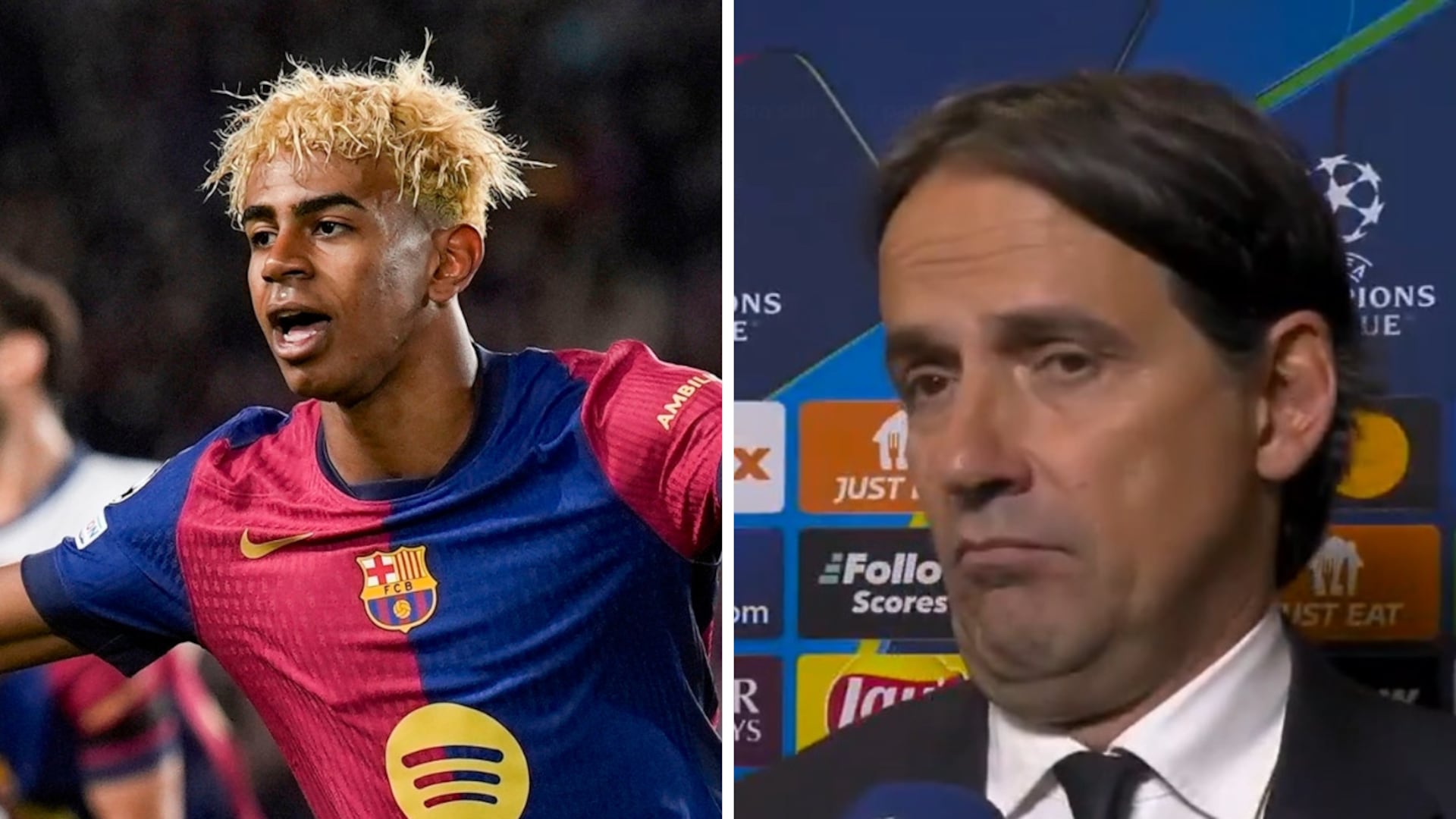 Lamine Yamal hizo enloquecer a Simone Inzaghi: ataque de sinceridad en rueda de prensa - Semana