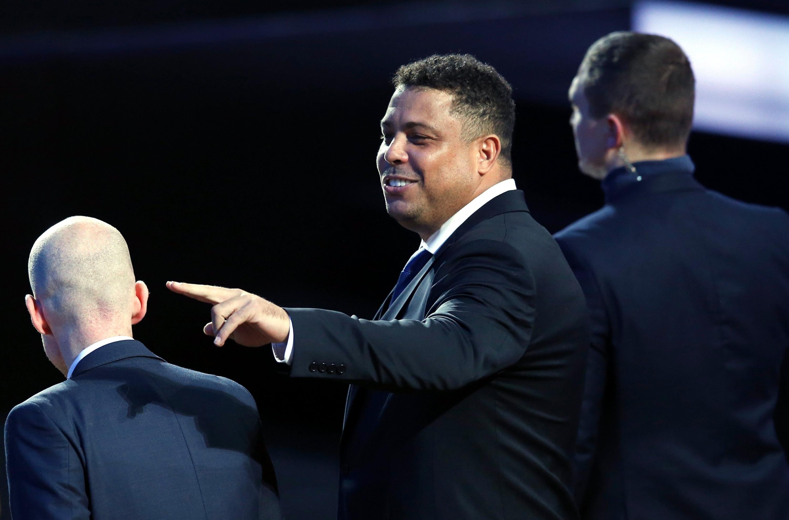 Ronaldo Nazario, años después de retirarse del fútbol. 