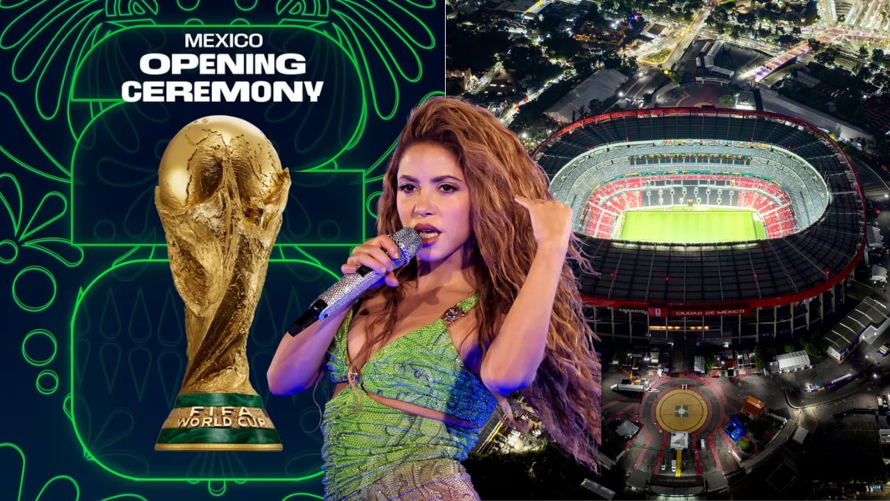 Inauguración Mundial 2026 con Shakira y J Balvin a bordo en el estadio Azteca