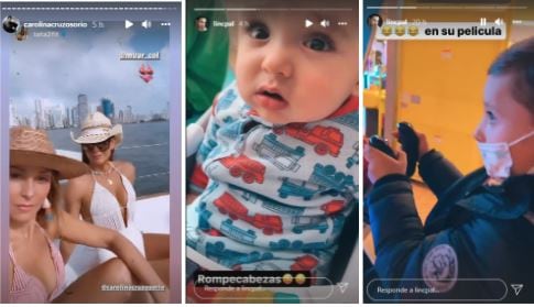 Hijos Lincoln Palomeque y Carolina Cruz