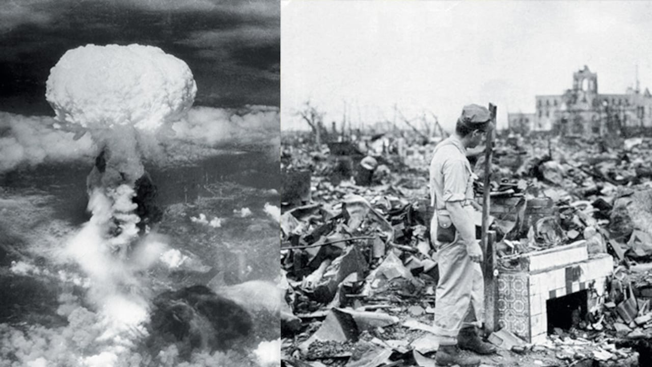 El hongo de las explosiones atómicas es un símbolo de los horrores del siglo XX. Tanto Hiroshima como Nagasaki quedaron devastadas. Se trata de las únicas bombas nucleares usadas en el marco de una operación militar. Japón mostraría una sorprendente capacidad de recuperación. Empresas como la automotriz Mazda, que operaba en Hiroshima, volvió a producir meses después.