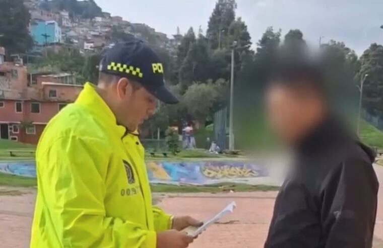El presunto abusador sexual capturado en Bogotá.