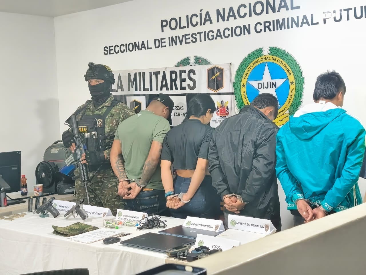 Capturados presuntos integrantes de los Comandos de Frontera.
