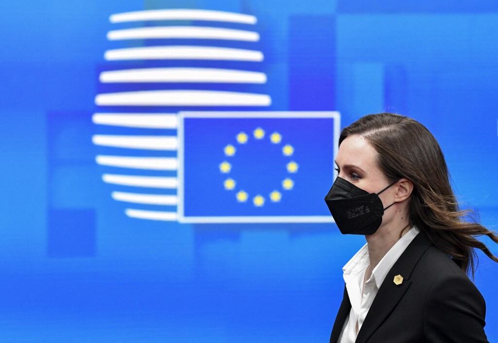 Sanna Marin, primera ministra de Finlandia (Photo by JOHN THYS / POOL / AFP)